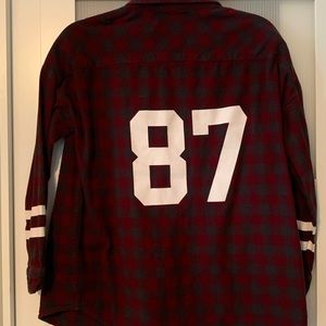 forever 21 jersey flannel